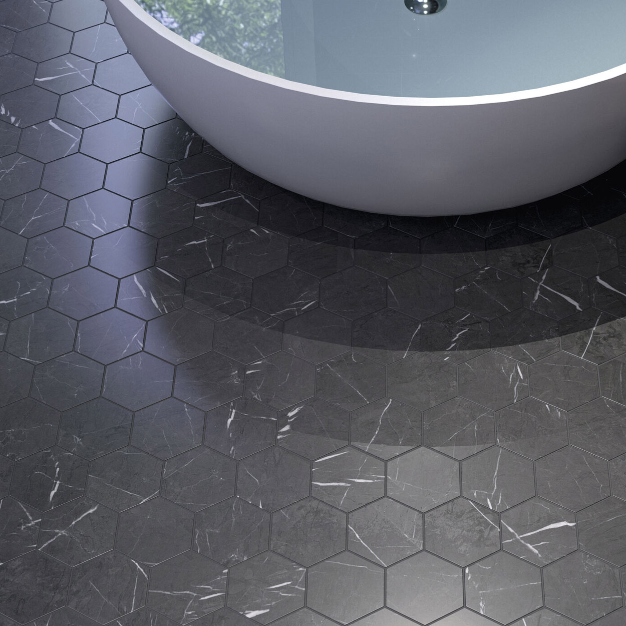 Cifre Ceramica Marquina Marmerlook mat 15x17cm